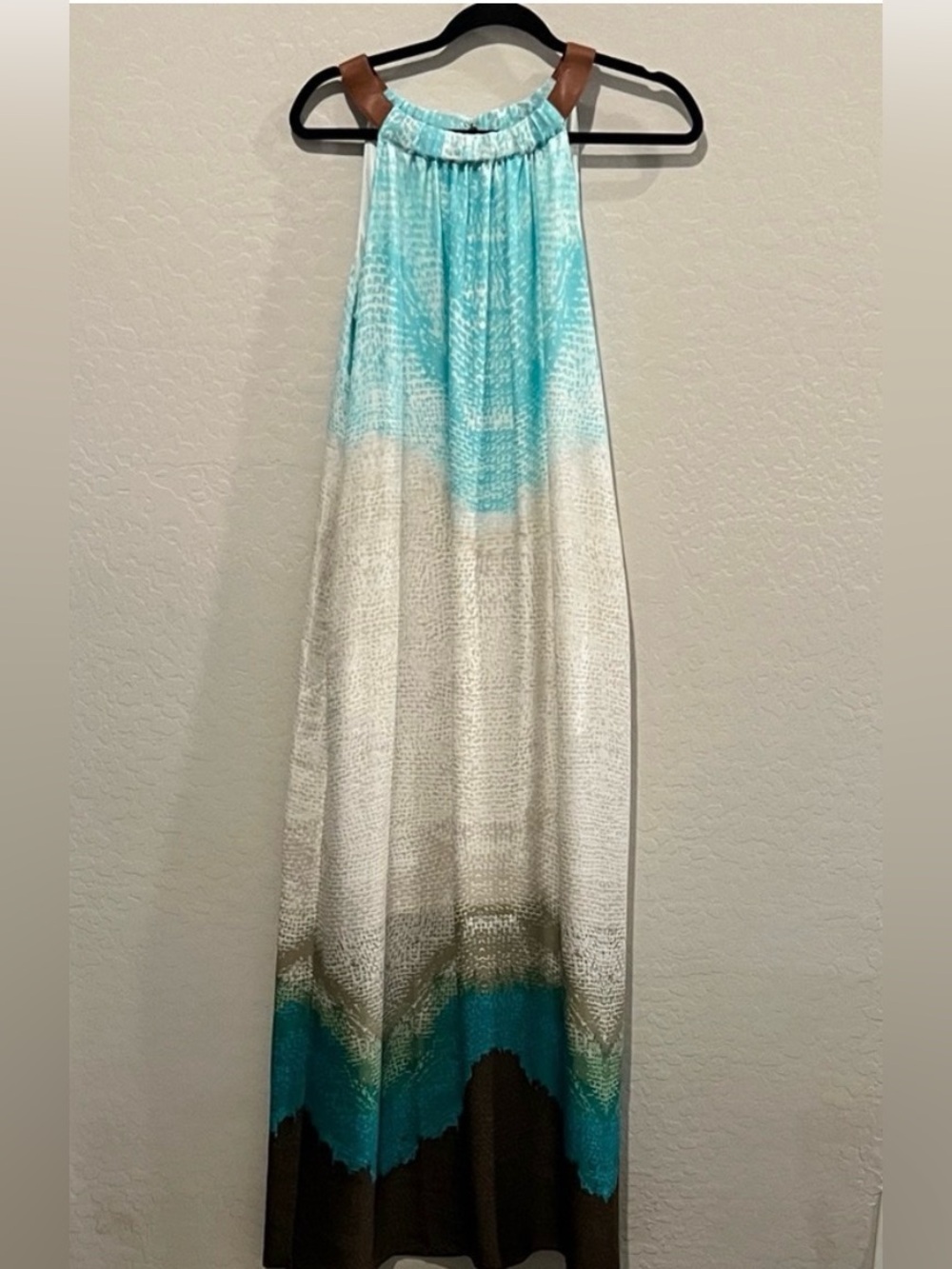Chicos Aqua Ombre Maxi  Sz M